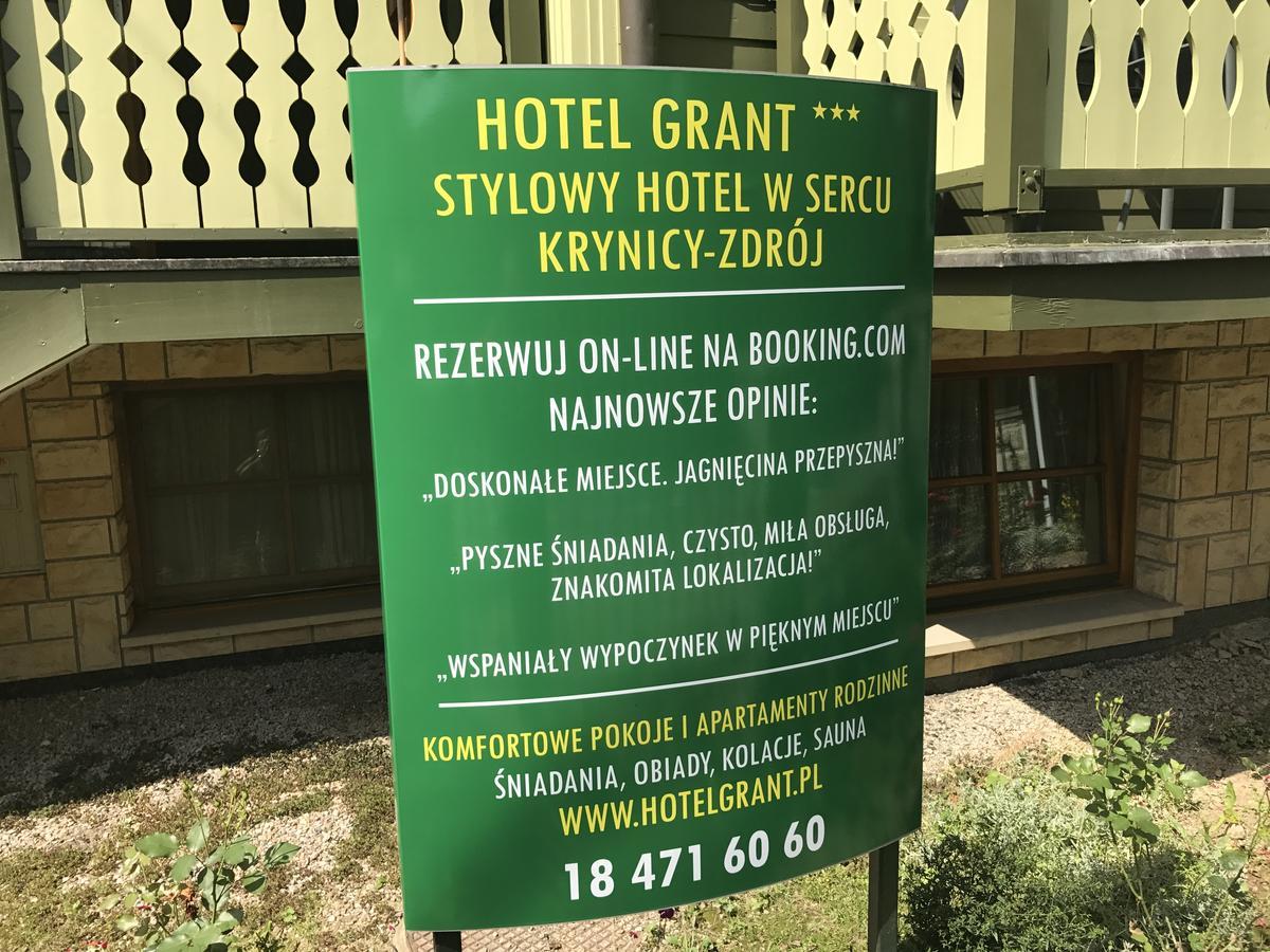 Hotel Grant Krynica-Zdrój Exteriér fotografie